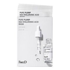 Maschera Pure Plump HA4 Acido Ialuronico - Maschera Viso Formato Viaggio, FACE D